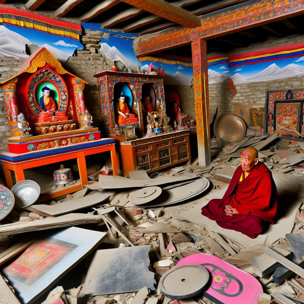 The impact of the invasion on Tibetan Buddhism.