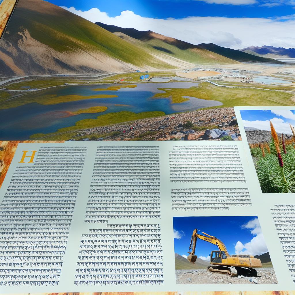 The exploitation of Tibet’s natural resources by China.