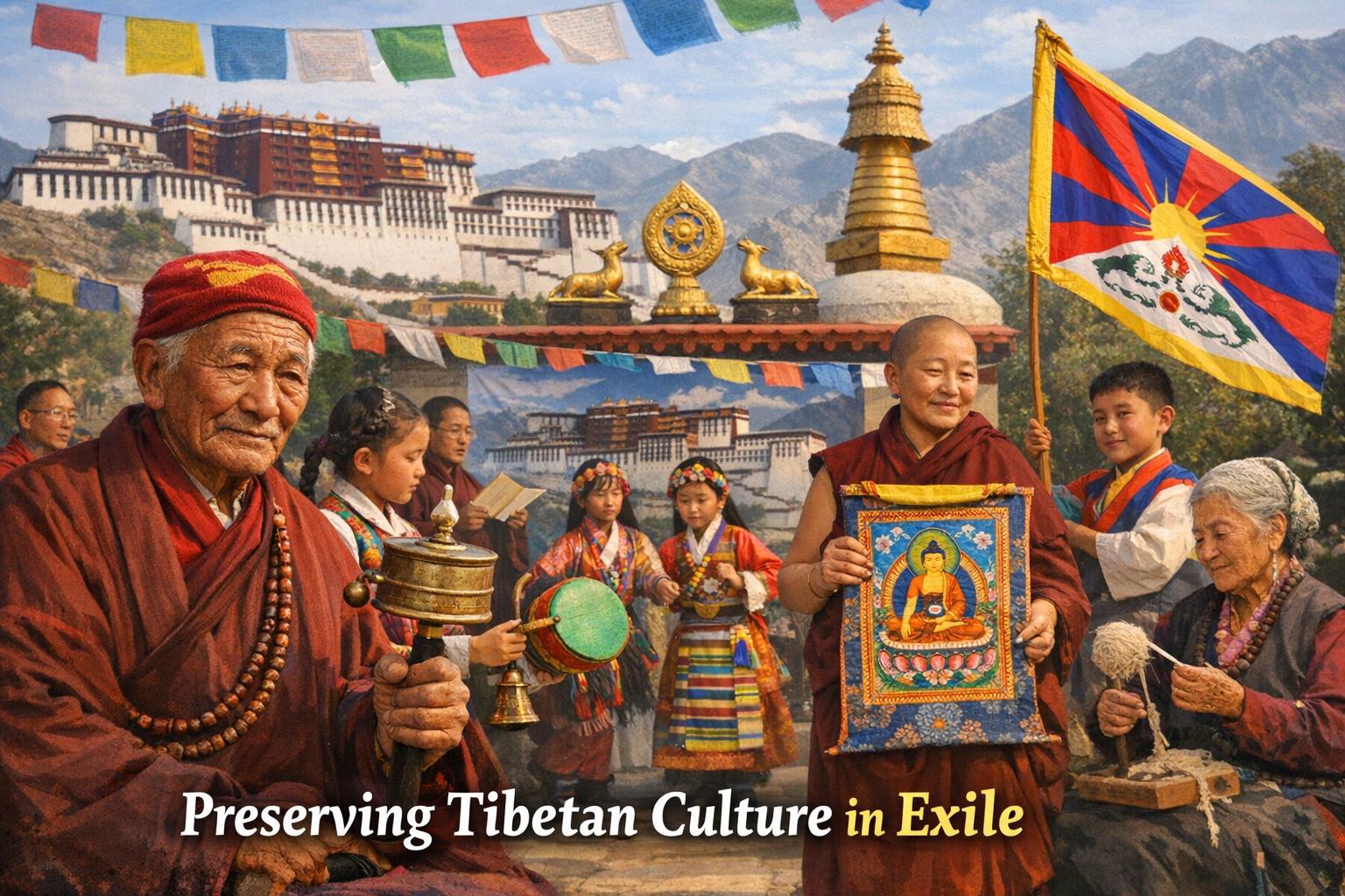 How Tibetans maintain their culture in exile.