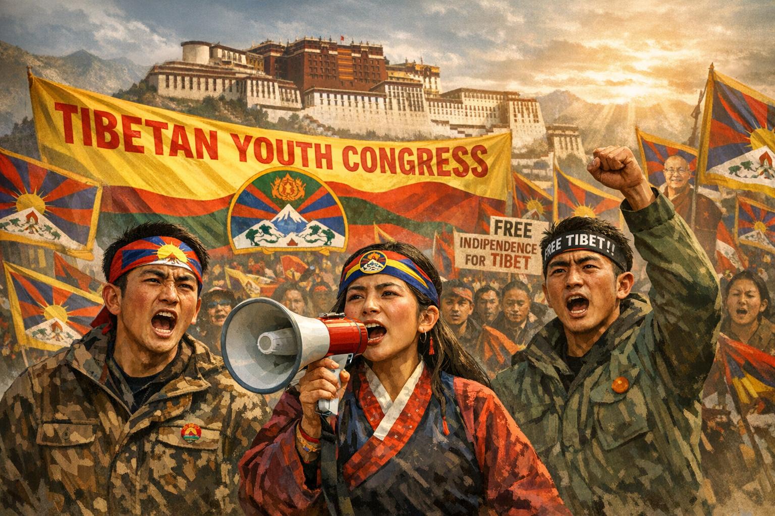 The role of the Tibetan Youth Congress in the freedom struggle.